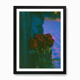 Roses are blue Art Print