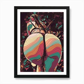 Abstract Geometric Sexy Woman 29 1 Art Print