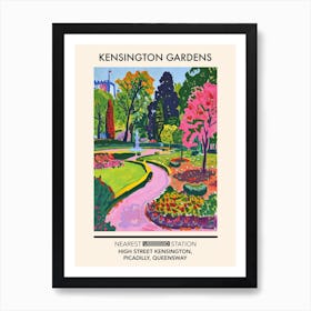 Kensington Gardens London Parks Garden 8 Art Print