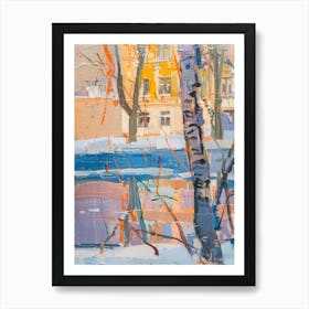 Birch Trees By The River 5 Art Print