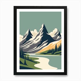 Mountain Landscape 10 Art Print