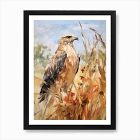 Bird Painting Hawk 2 Art Print