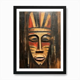 Navajo Nightfall Masks - Native Americans Series Art Print