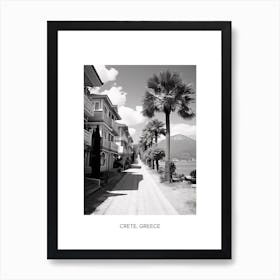 Poster Of Fethiye, Turkey, Photography In Black And White 4 Art Print