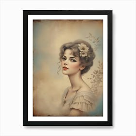 Portrait Of A Woman Art Print