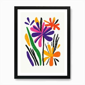 Colorful Flowers 15 Art Print