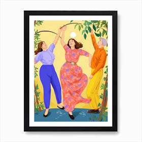 Body Positivity I Feel Like Dancing Matisse Inspired 4 Art Print