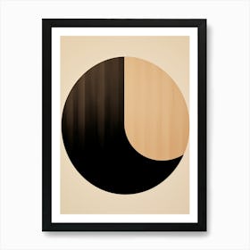 Beige Bauhaus Elmshorn Elegance Art Print