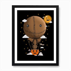 Sam Is Coming For Halloween Art Print