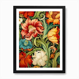 Floral Pattern 16 Art Print