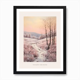 Dreamy Winter National Park Poster  The North York Moors England 3 Art Print