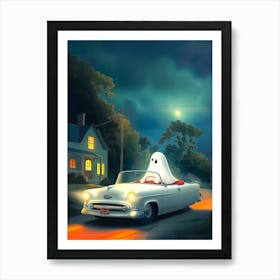 Ghost Car 3 Art Print