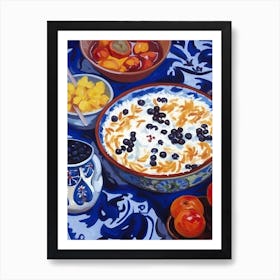 Rice Pudding Painting 3 Art Print