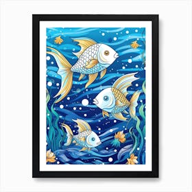 Fishes In The Sea 1 Art Print