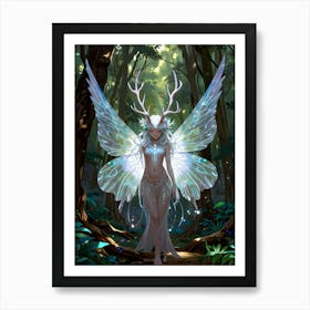 Fairy In The Woods Art Print