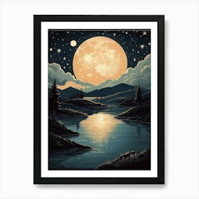 Default High Quality The Night Sky I Looked Up At From A Pitch 0 Ba05582f Ed9e 492e 9cc6 Ae422e7b29c9 1 Art Print