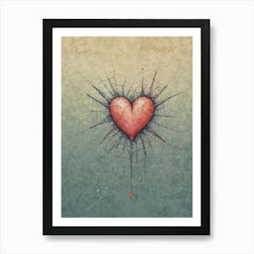 Heart Of The Web Art Print