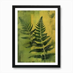 Japanese Painted Fern Painting 4 Art Print