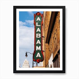 Alabama Marquee II Art Print