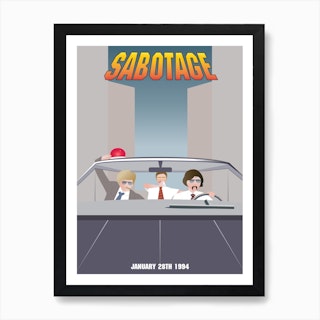 Sabotage, Beastie Boys Art Print