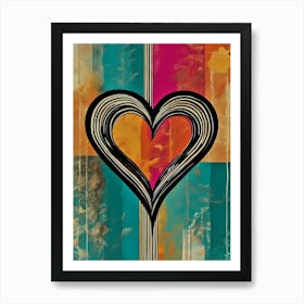 Heart Infinity Art Print