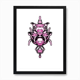 Pink Pig Art Print