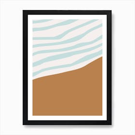 Abstract Beach Art Print