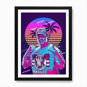 John Cena 80s Retro Art Print