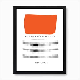 Another Brick In The Wall Pink Floyd Inspired Retro Art print