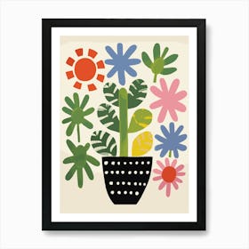 Cactus Garden 3 Art Print