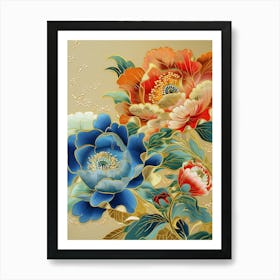 Chinese Flower Painting 77 Art Print