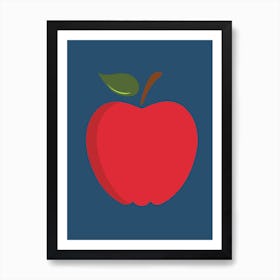 Big Red Apple Art Print