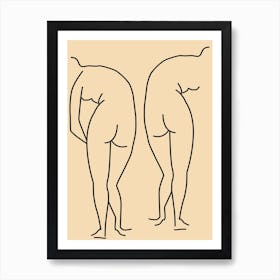 Nude 2 Art Print