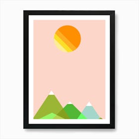 Mountain Landscape Art Print