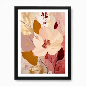 Abstract Floral Painting 13 Art Print