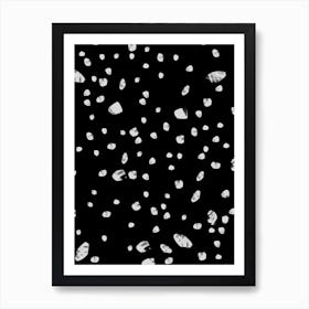 Universe Black Art Print