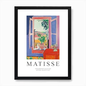 Henri Matisse Inspired The Open Window Collection Art Print