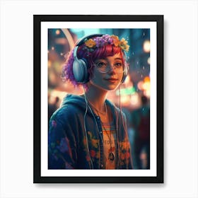 Lofi Girls Art Print