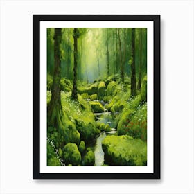 Mossy Serenade 1 Art Print