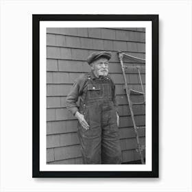 Andrew Ostermeyer, Eighty One Years Old, One Of The Original Homesteaders, He Has Lost His Farm To Loan Company Art Print