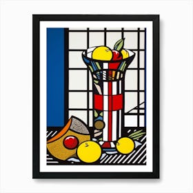 Stock Flower Still Life  4 Pop Art Style Poster