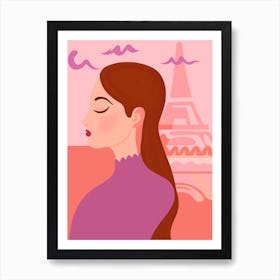 Finding Myself in the Cafes of Paris: A Self Love Story with Coffee and Croissants Art Print