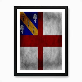 Herm Flag Texture Art Print