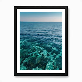 Clear Blue Water Art Print