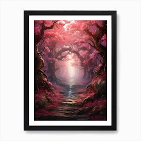 Beautiful Sakura Cherry Blossom 4 Art Print