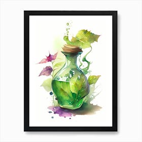 Poison Ivy Potion Pop Art 3 Art Print
