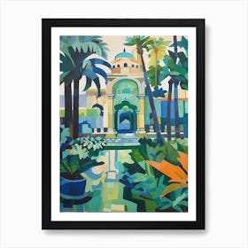 Balboa Park Garden Painting 1 Art Print