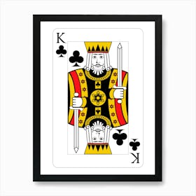 King Of Spades Art Print