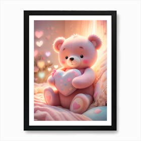 Teddy Bear Art Print