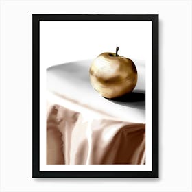 Golden Apple Art Print